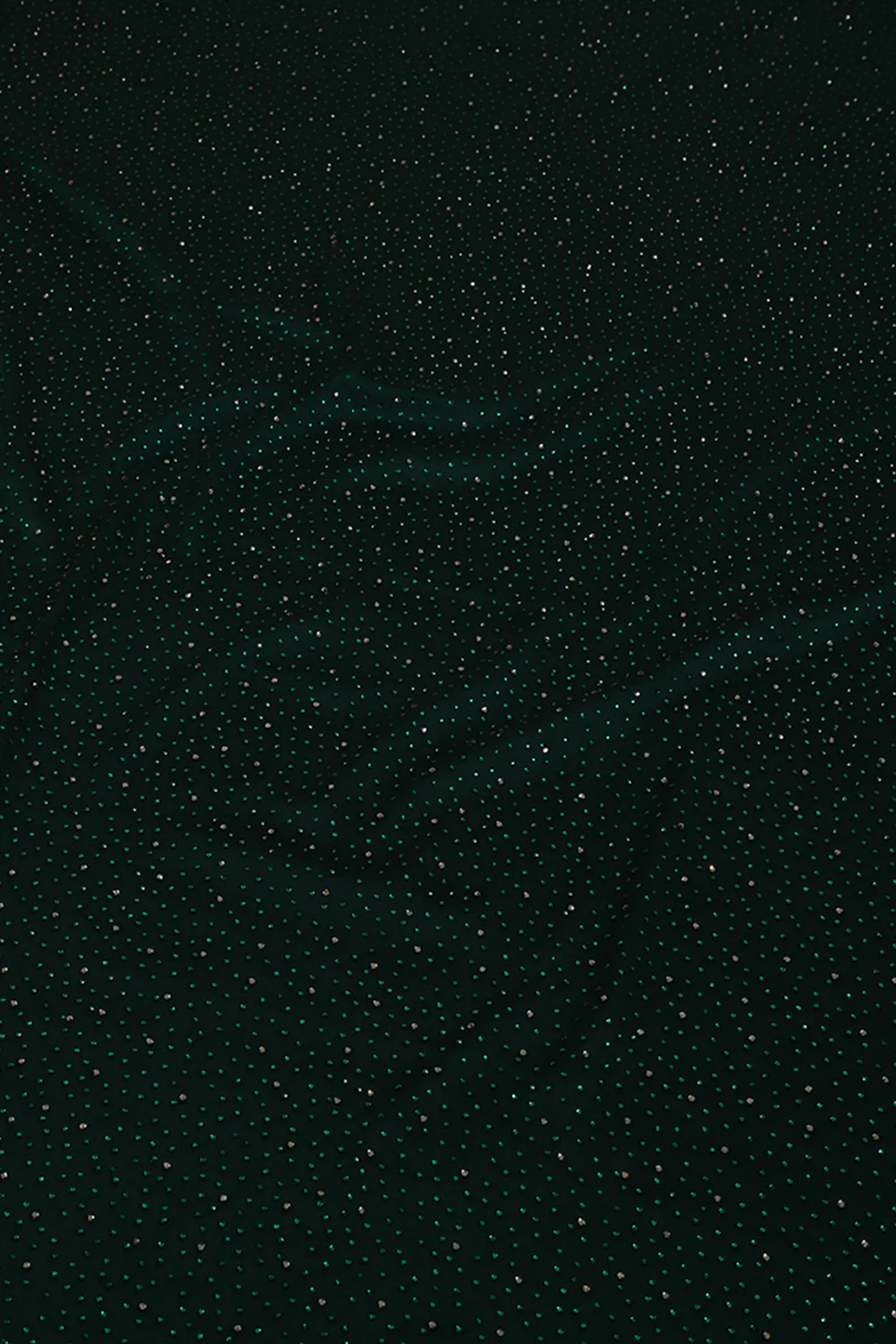 Green Color Satin Swarovski Work Saree - Image 5