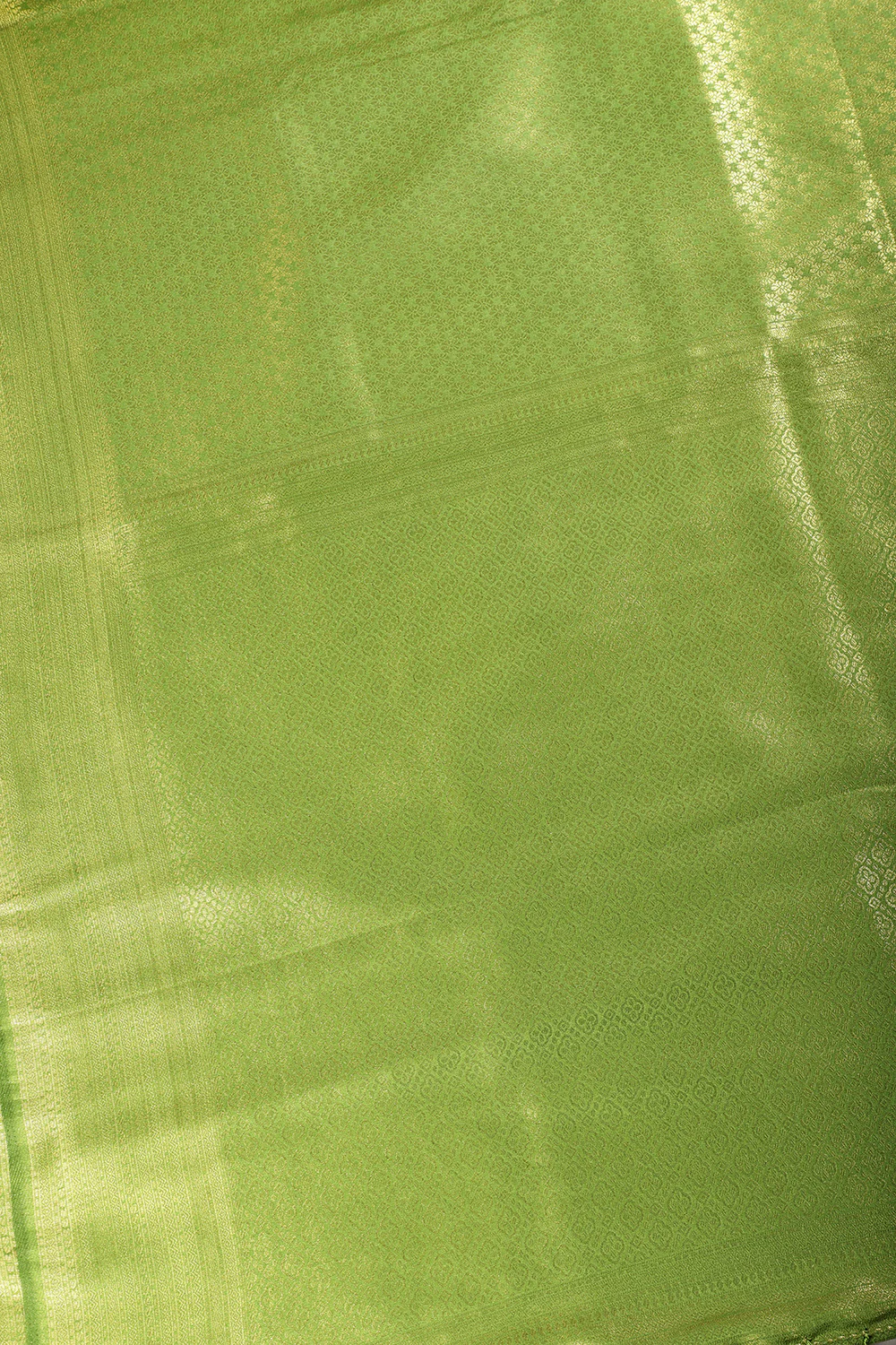 Green Color South Silk Zari Woven Saree - Image 3