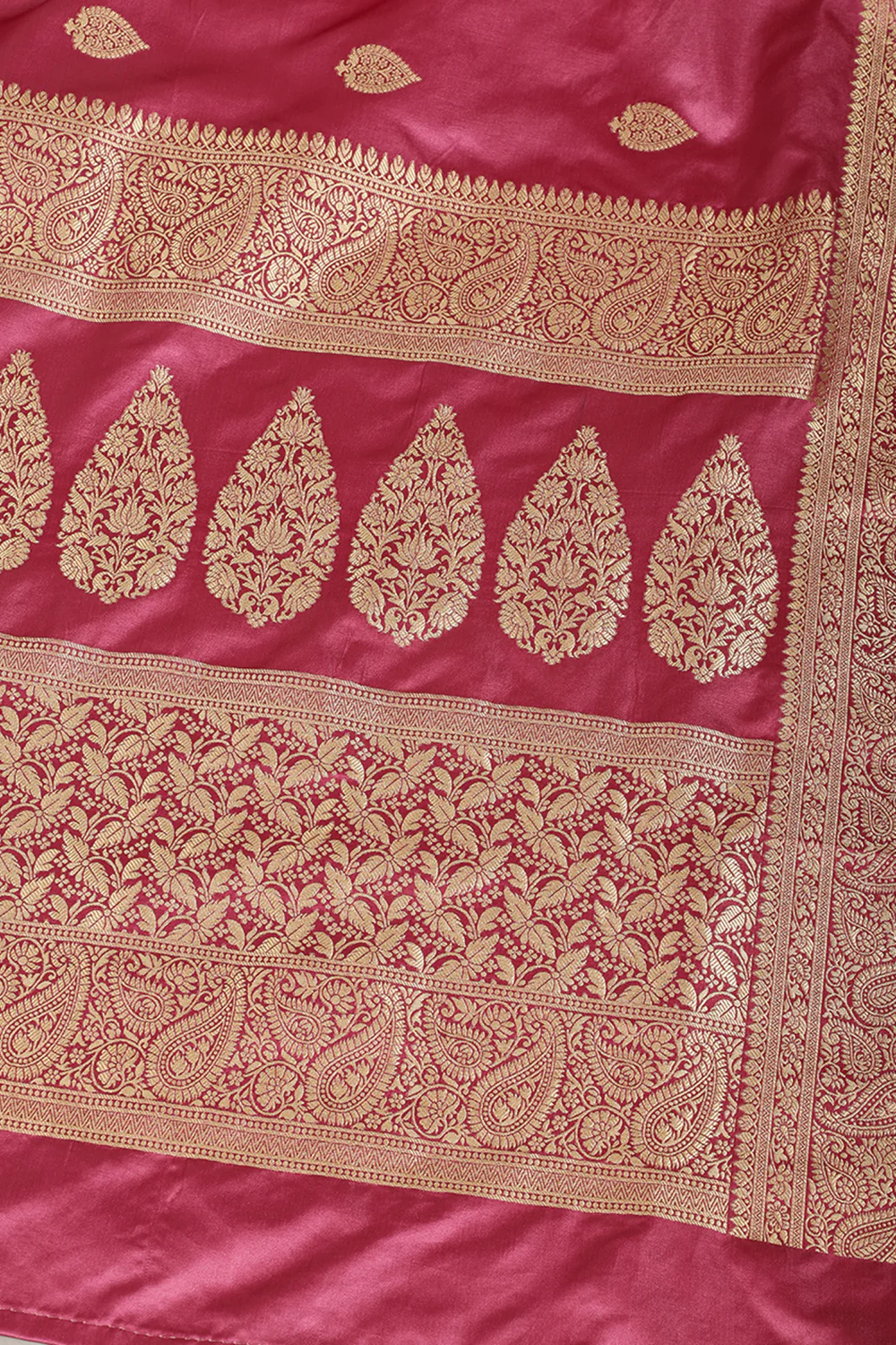 Mauve Color South Silk Zari Woven Saree - Image 3