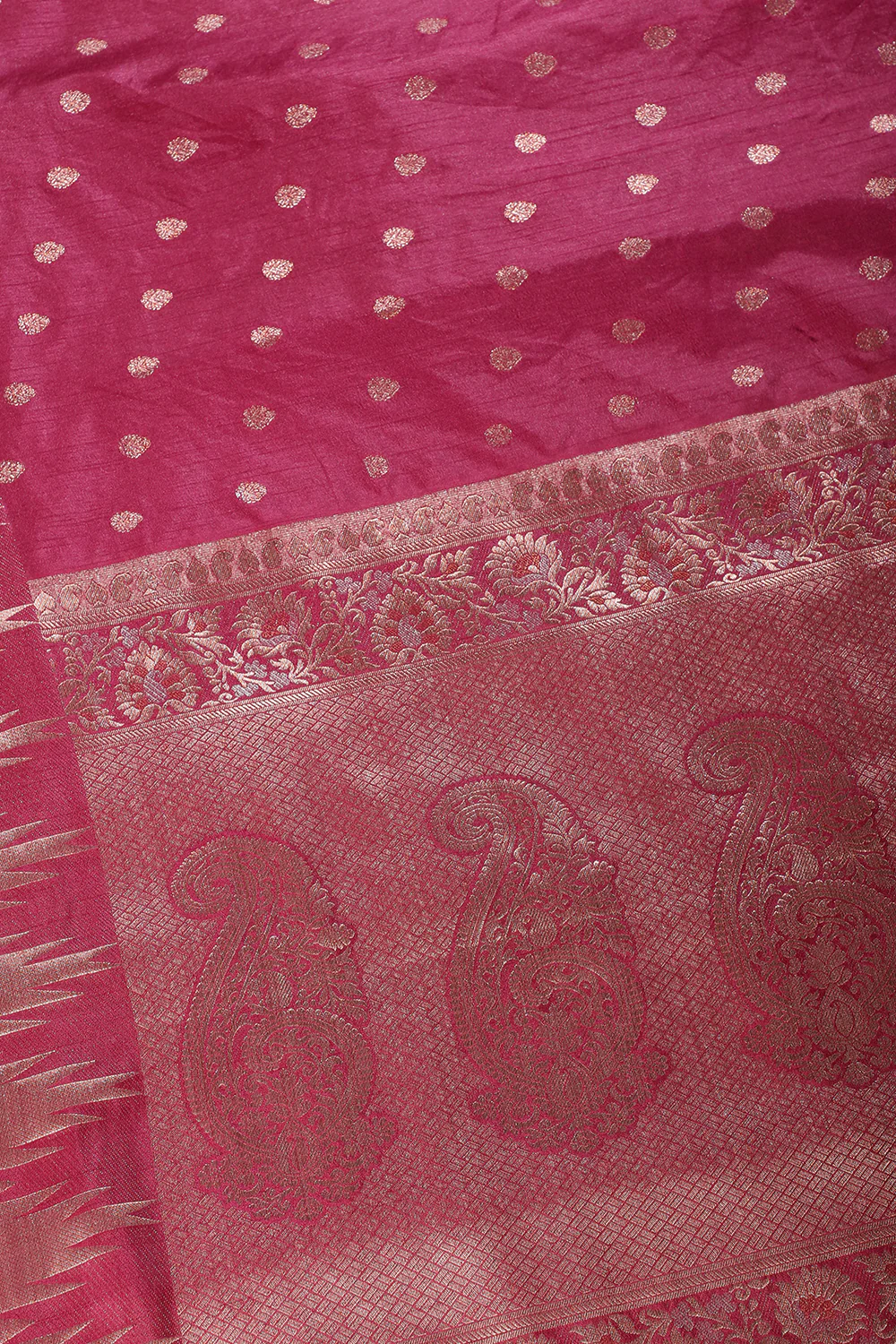 Silk Buta Woven Saree - Image 10