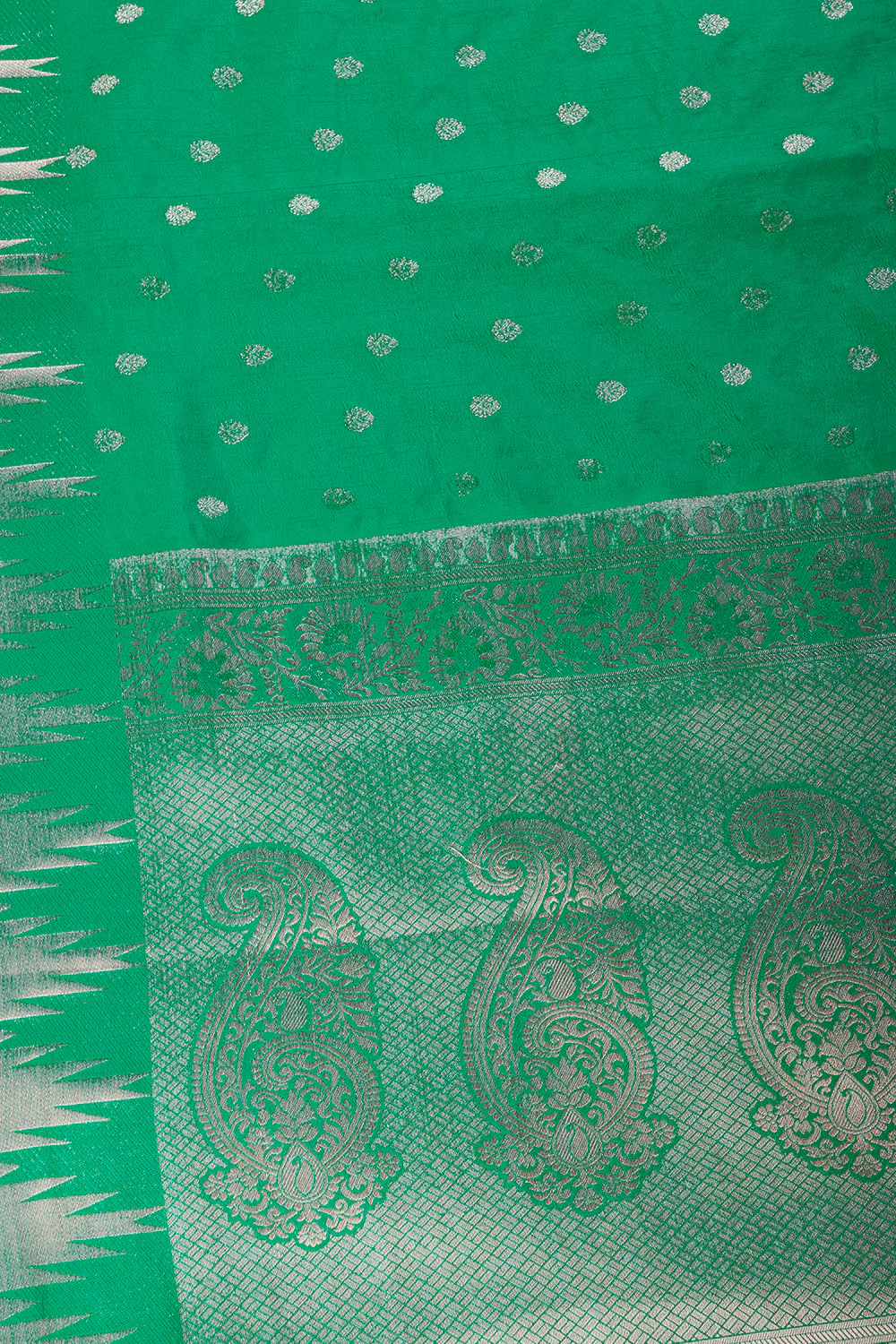 Silk Buta Woven Saree - Image 14