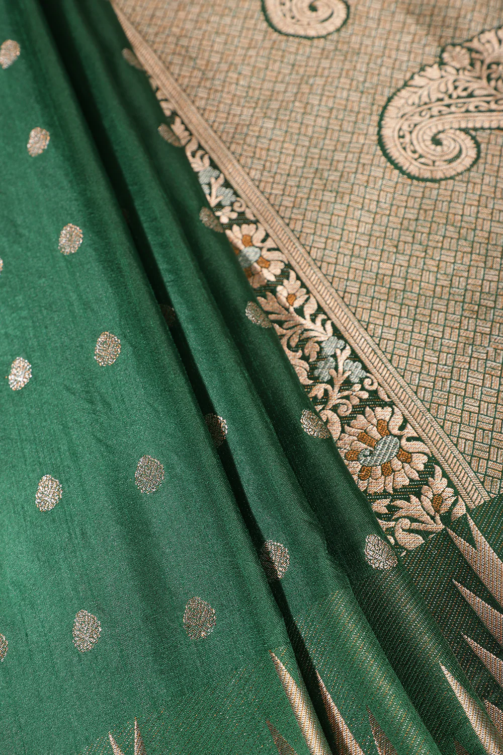 Silk Buta Woven Saree - Image 3