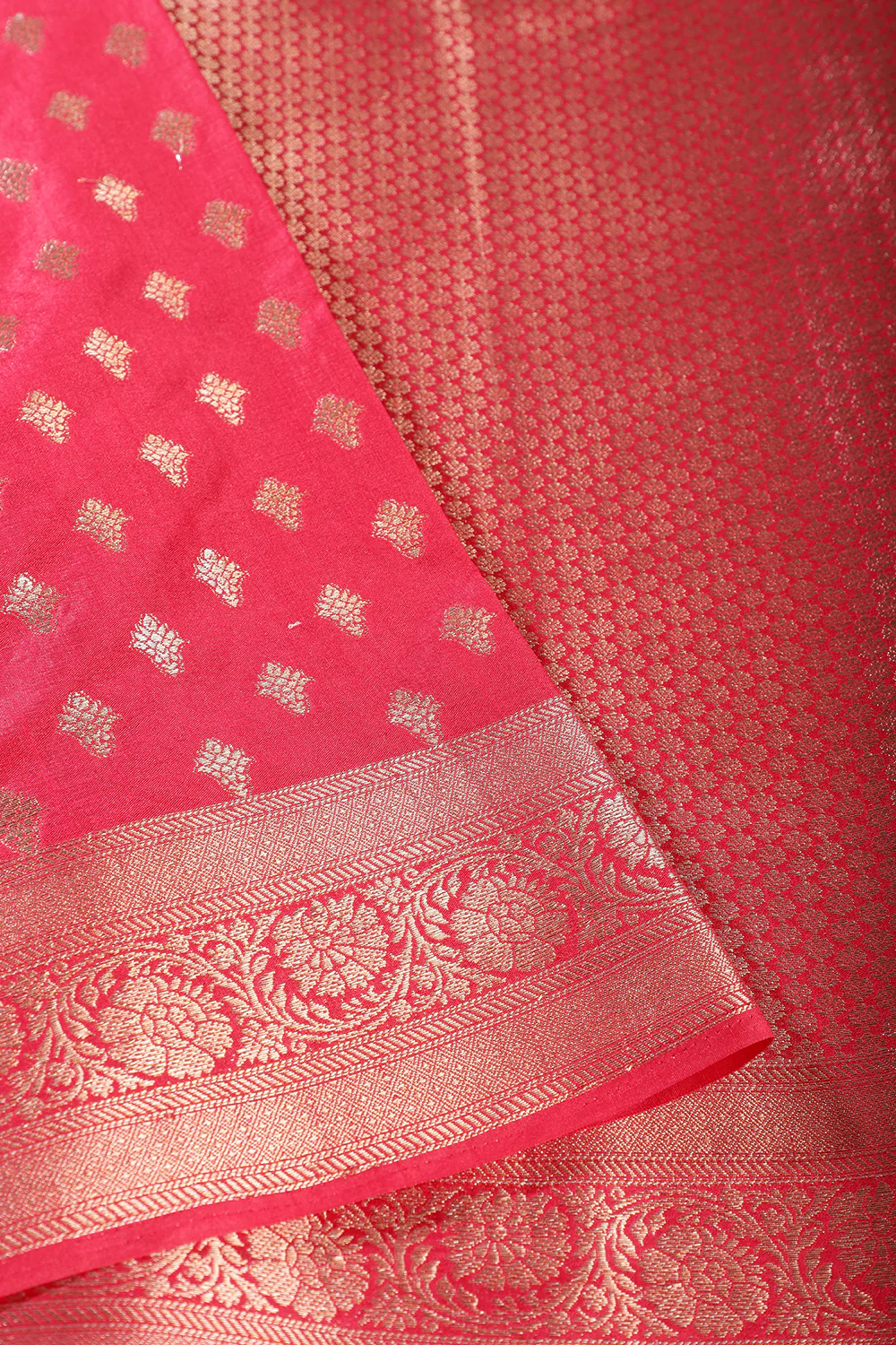 Silk Zari Buta Woven Sarees - Image 12